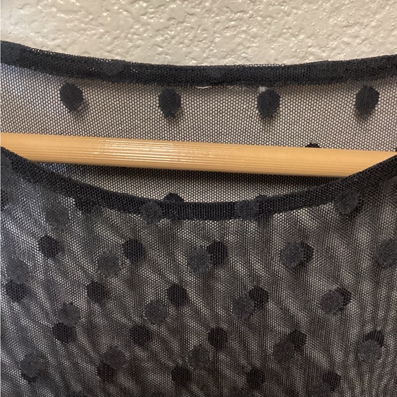Bodysuit mesh polka dot long sleeve - Picture 3 of 12